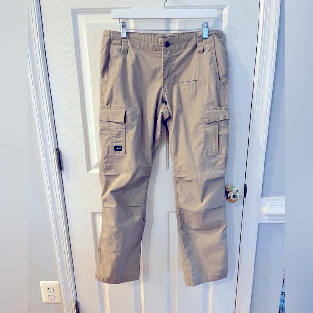 LAPG Tan Ops Tactical Pants sz 12 Lightweight Utility Cargo Trousers EUC